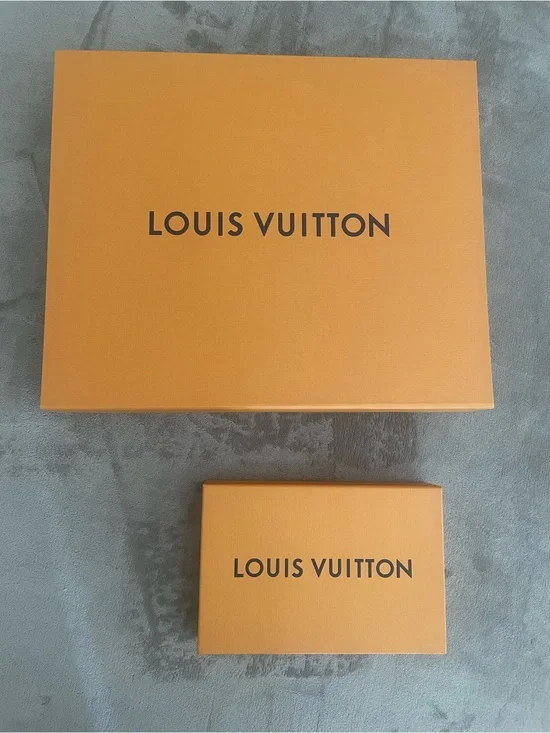 Louis Vuitton Orange Box with Cream Dust Bag