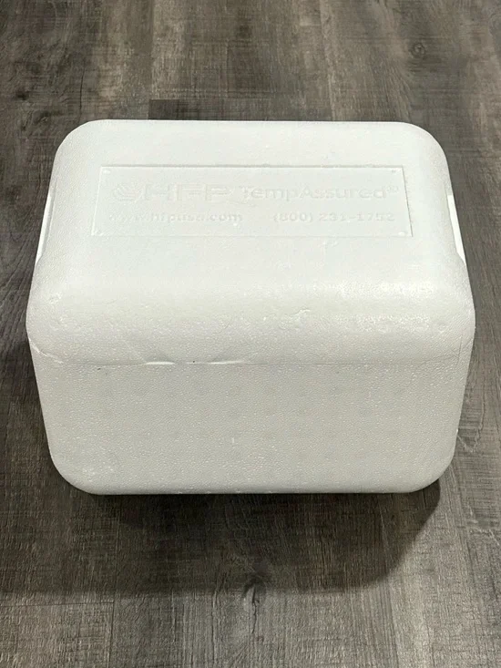 💞 Small White Styrofoam Cooler Foam Box