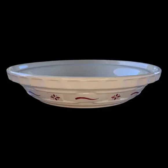Longaberger Pottery Woven Traditions Classic Red 10
