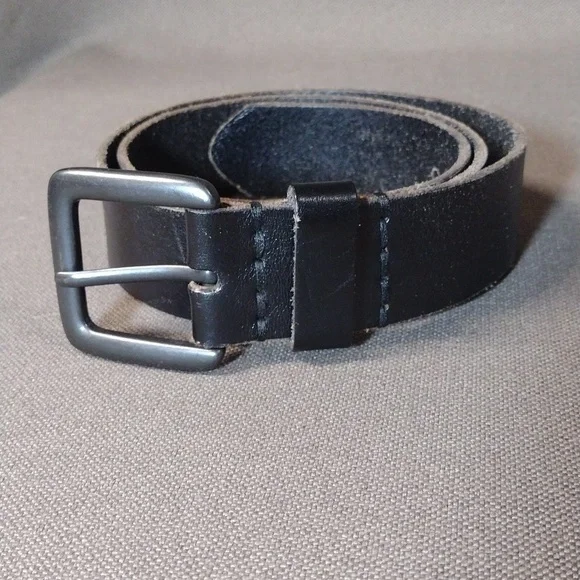 Weathered leather belt