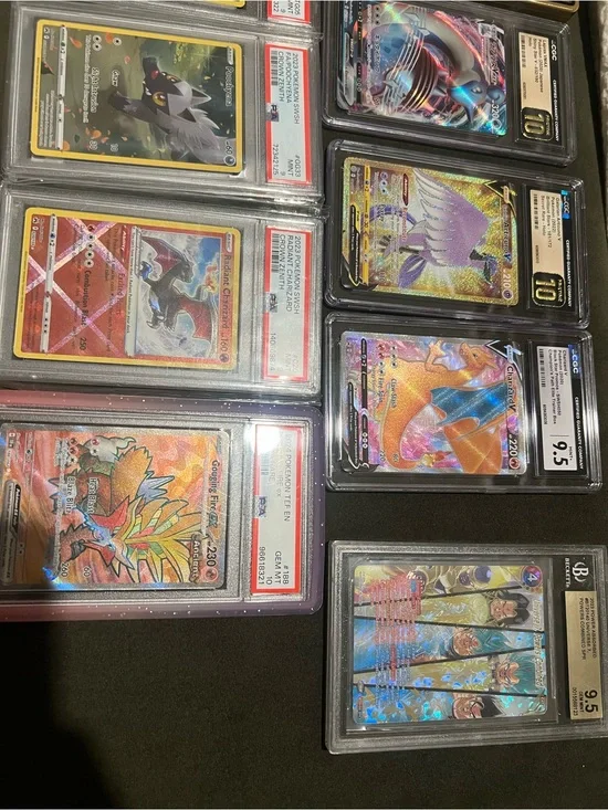 Graded Pokemon card bundle
