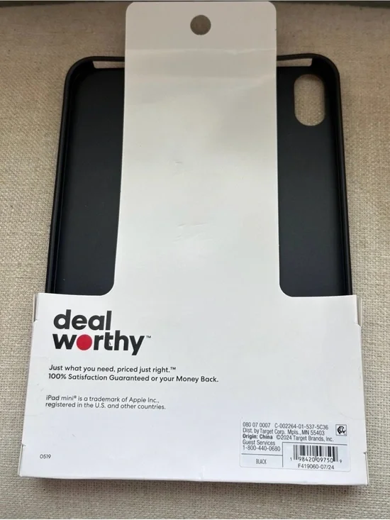Deal Worthy iPad Mini 6th Gen Tablet Case