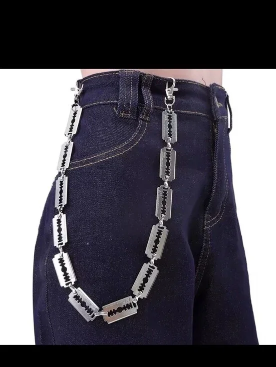 nwot Razor Blade Pants Chain
