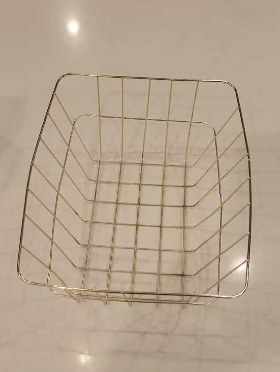 Gold Wire Storage Basket