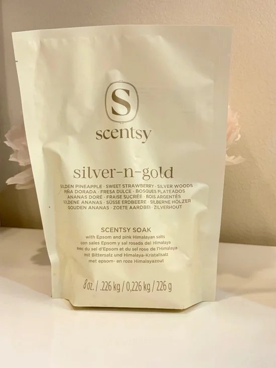 Scentsy Soak Silver-n-Gold