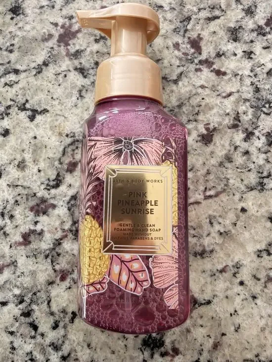 2 X Bath & Body Works Pink Pineapple Sunrise Foaming Hand Soap 8.75 floz