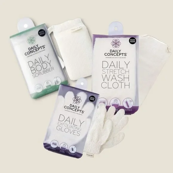 Daily Concepts All Over The Body Gift Set Daily Body Scrubber