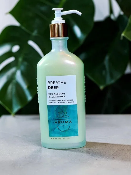 BATH & BODY WORKS MOISTURIZING BODY LOTION AROMA BREATHE DEEP EUCALYPTUS NEW