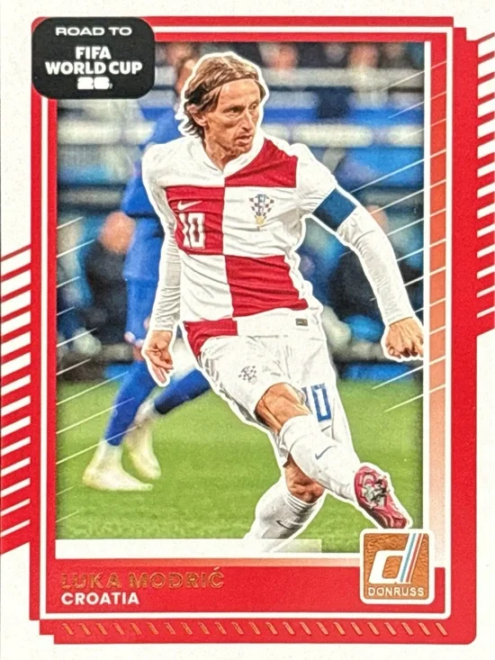 Panini Donruss Luka Modrić FIFA World Cup Trading Card