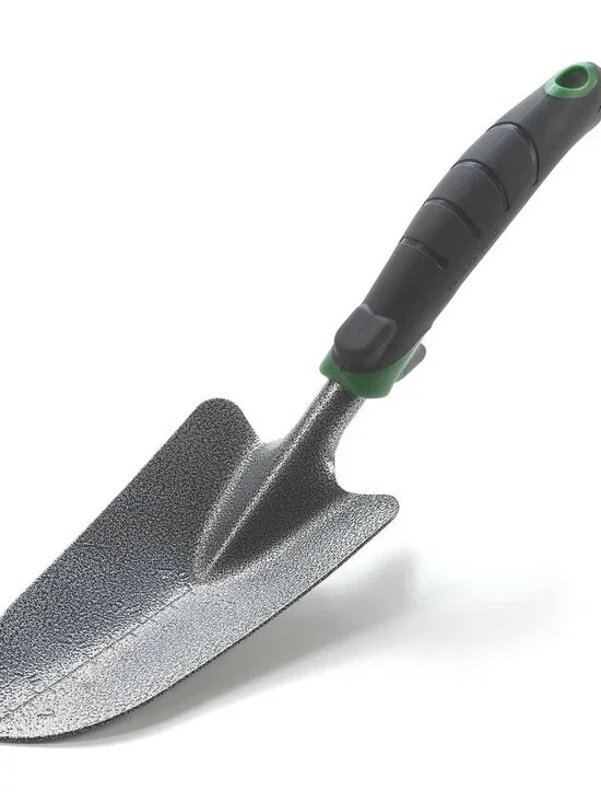 Edward Tools Garden Trowel - Heavy Duty Carbon Steel Garden Hand Shovel with Erg