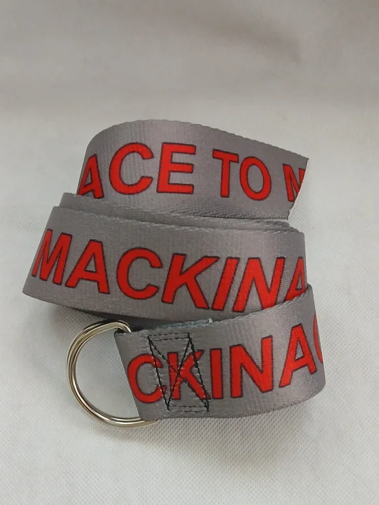 Race To Mackinac Gray Belt Double Ring Web Chicago Yacht Club