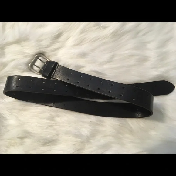 Black Leather Belt