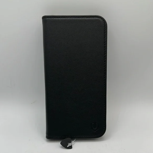 SHIELDON black leather flip cover case for iPhone 14 Pro Max 5G 6.7