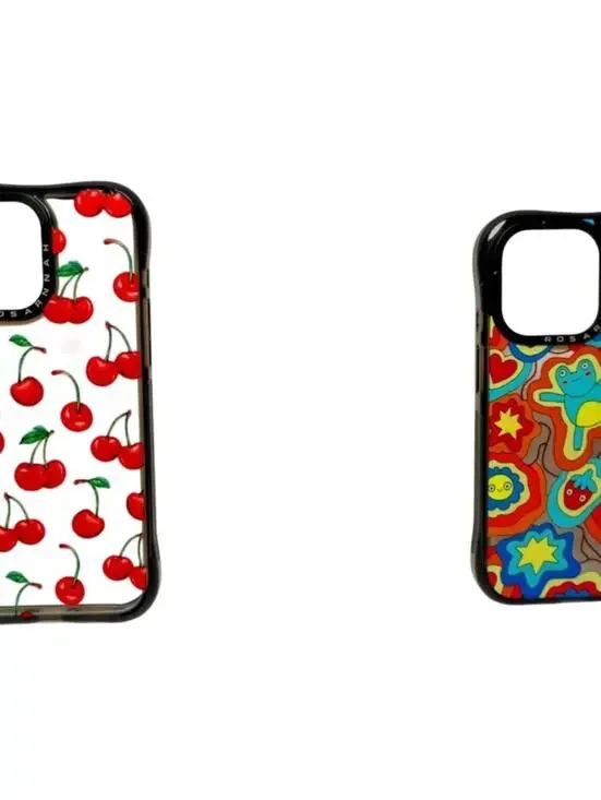 Rosarnnah Colorful and Cherry Print Phone Cases for iPhone