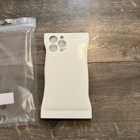 iPhone 13 Pro Max Pro Square Silicone White Candy Bag‎ Case NEW