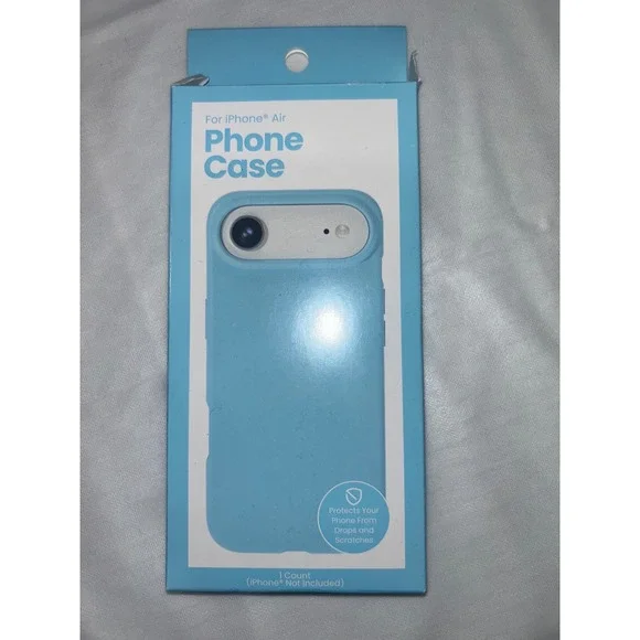 GEMS iPhone Air Phone‎ Case Light Blue TPU Slim Durable Wireless Charging NEW