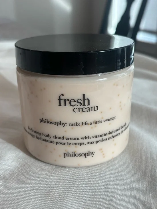 Philosophy Fresh Cream Body Cloud Cream 16 oz Vitamin Beads New Sealed