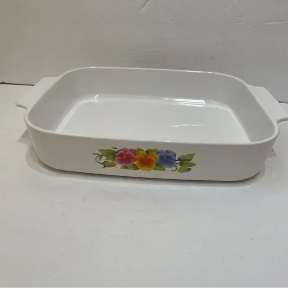 CORNING WARE SUMMER BLUSH ROASTER BAKING‎ DISH