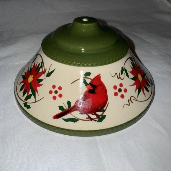 Temptations by Tara poinsettia replacement Cardinal‎ lid No Hardware