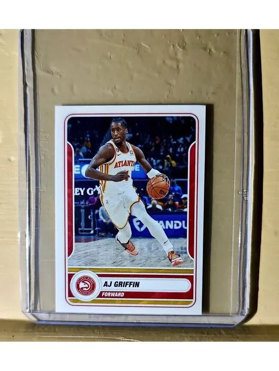 2023-24 AJ Griffin Panini NBA Basketball #108 Sticker Atlanta Hawks