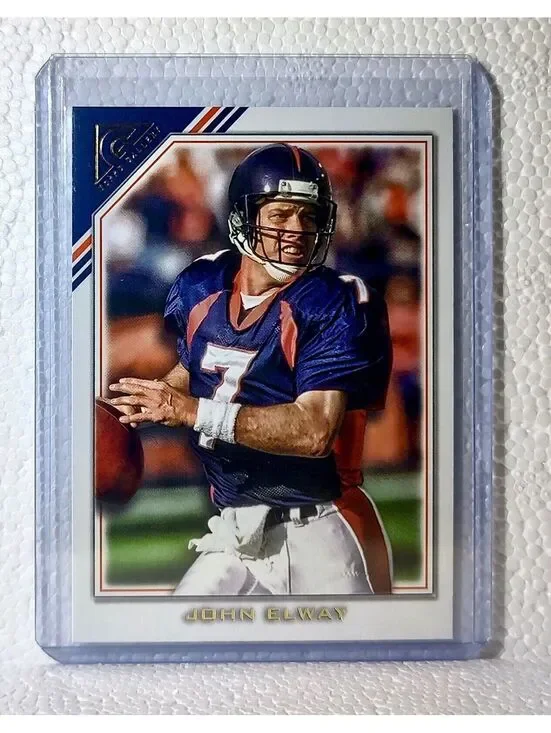 2023 John Elway Topps Gallery NFL #380 Composite Football Card Denver Broncos