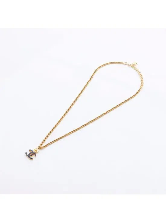 Chanel Cc Logo Star Pendant Necklace #244009C98B