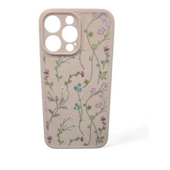 Floral IPhone 14 PRO‎ MAX Case Pretty Flower Design Protective Phone Cover
