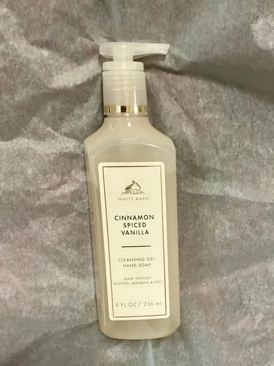 Cleansing Hand Gel Soap Cinnamon Spiced Vanilla