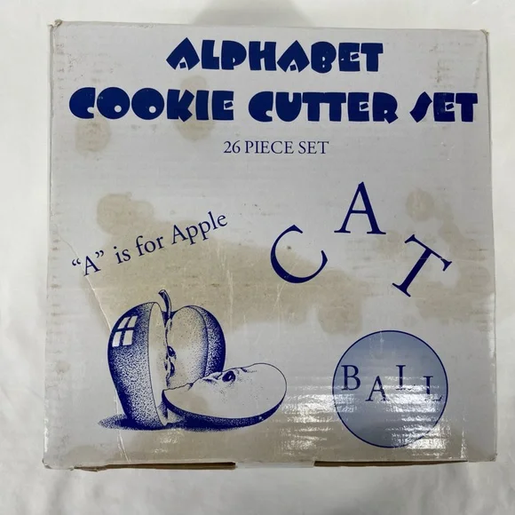 Cookie Cutter Set Alphabet 3