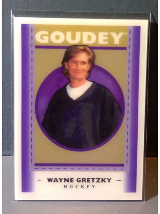 2019 Upper Deck Goodwin Champions Goudey #GL8 Wayne Gretzky Hologram Hockey Card