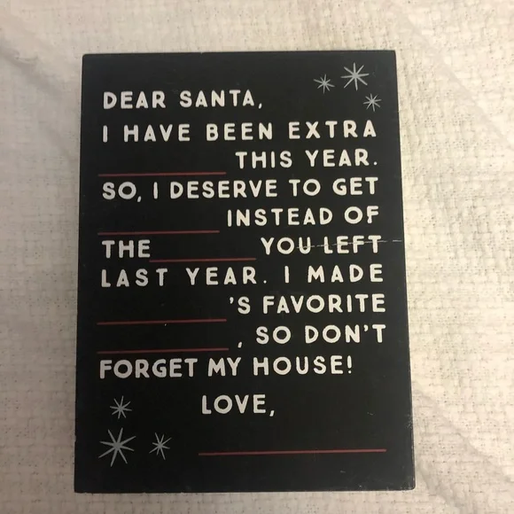 Adorable little Santa sign 🎄