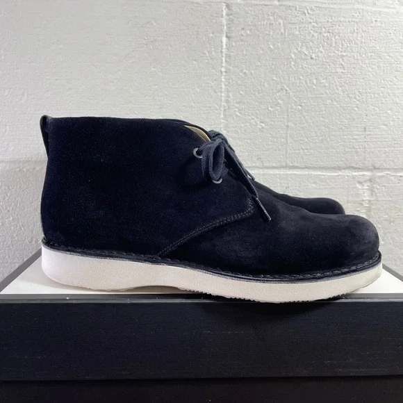 Samuel Hubbard 2215 Chukka Ankle‎ Boots Black Suede Lace up Men's Size 10 US