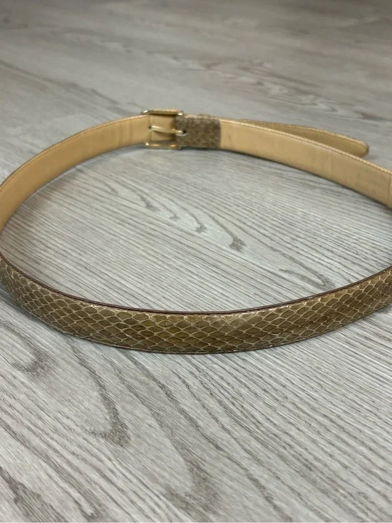 Bloomingdale's Genuine Snake W Full Grain Lining Belt