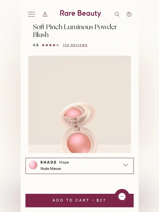 Rare Beauty Luminous Powder Blush 🩷