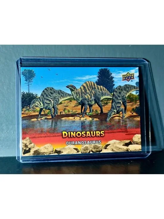 2015 Upper Deck Dinosaurs Ouranosaurus Extinction Red Parallel #31 Card