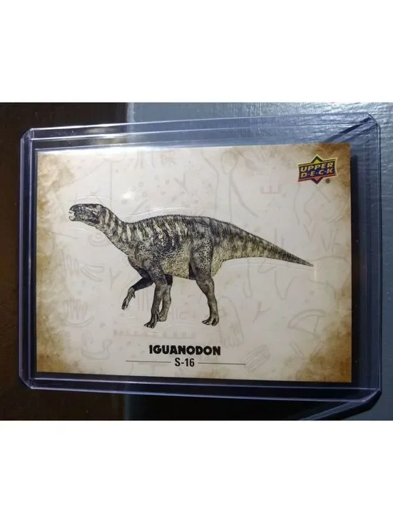 2015 Upper Deck Dinosaurs Iguanodon #S-16 Trading Sticker Card