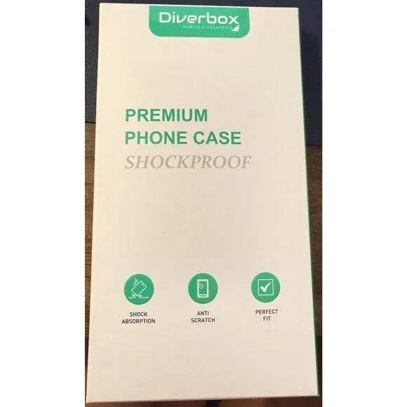 Diverbox Black Shockproof Drop Tested Anti-Scratch Case for iPhone 16 Pro