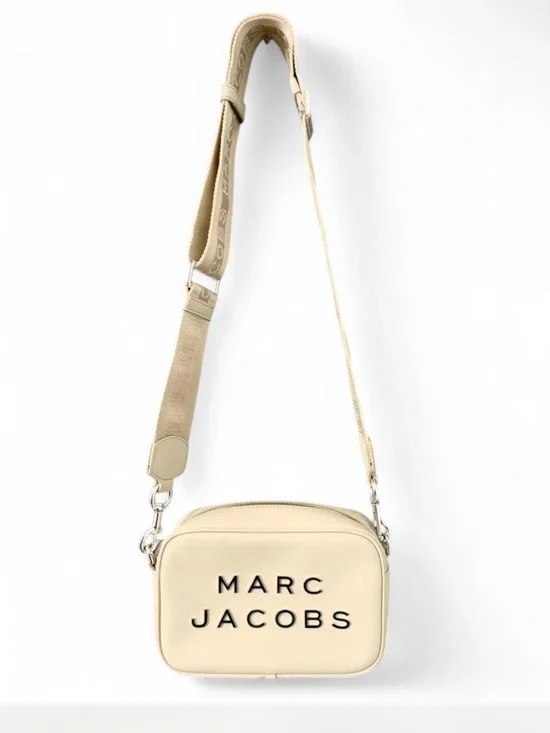 Marc Jacobs Cream Crossbody flash camera  Bag