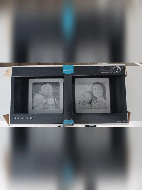 Home Double 4x4in Black Photo Frame Set - Black