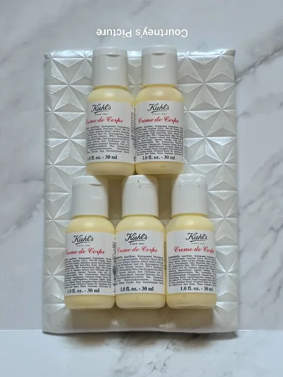 5 x Kiehl's CREME DE CORPS Hydrating Body Lotion (1 oz.)