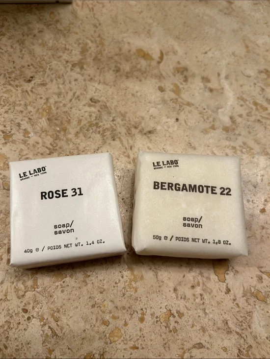 Le Labo Rose 31 & Bergamote 22 Soaps