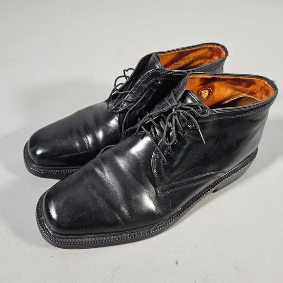 Cole Haan City Chukka Boots Mens 8.5 Black Waterproof Leather Lace Up C00545