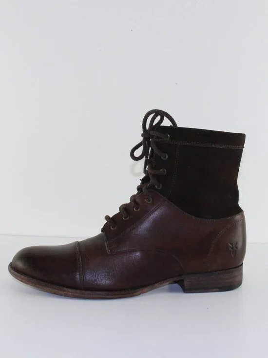 Frye Brown Leather Ankle Boots (Men 9.5 US)