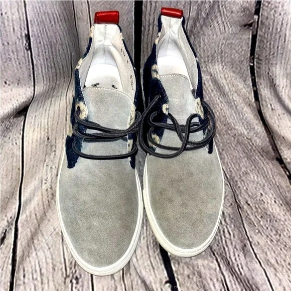 Del Torro Chukka High Top Sneaker Men’s Suede Lace Up Round Toe Shoes Size 8