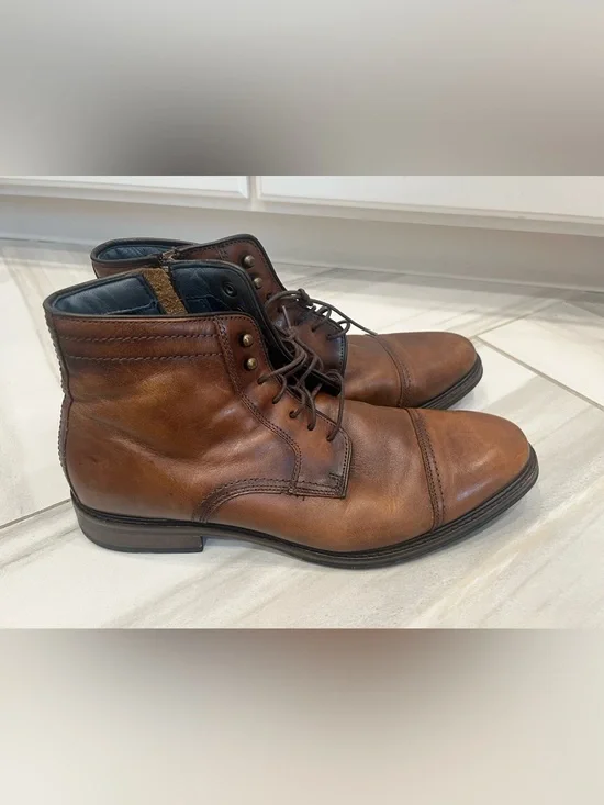 Johnston & Murphy Men's XC Flex Raleigh Cap Toe Zip Boots