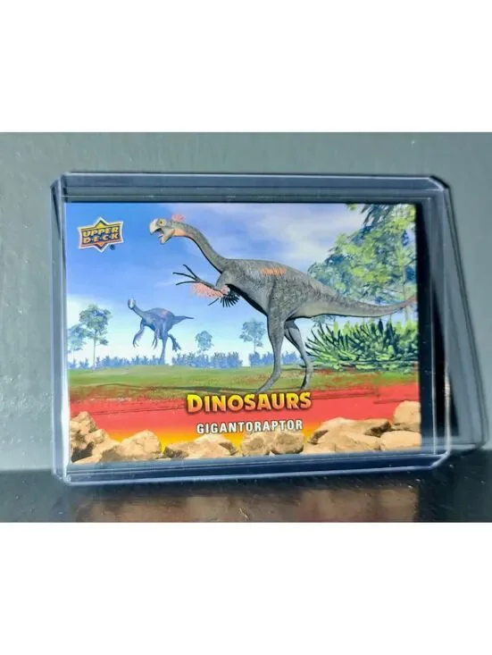 2015 Upper Deck Dinosaurs Giganotosaurus Extinction Red Parallel #3 Card