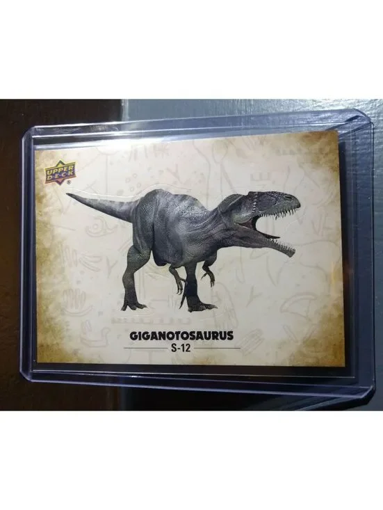 2015 Upper Deck Dinosaurs Giganotosaurus #S-12 Trading Sticker Card