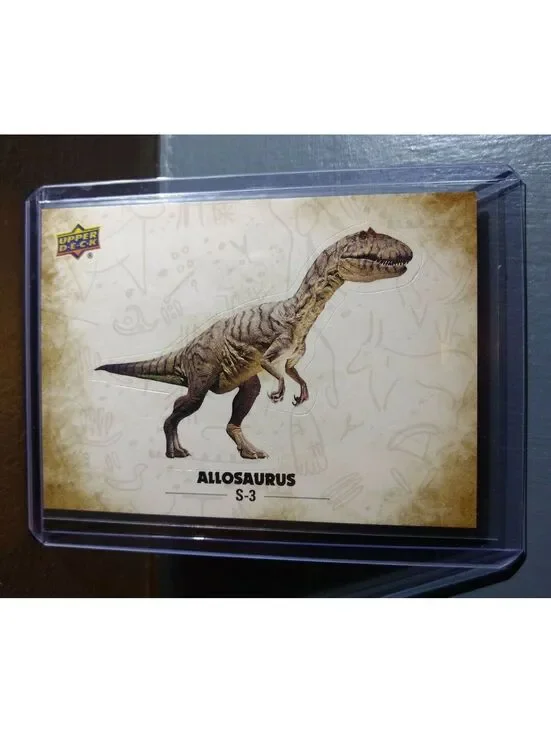 2015 Upper Deck Dinosaurs Allosaurus #S-3 Trading Sticker Card