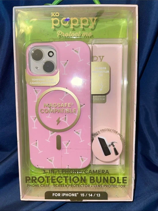 XO Poppy - Protect Me 3-in-1 Phone/Camera Protection Bundle