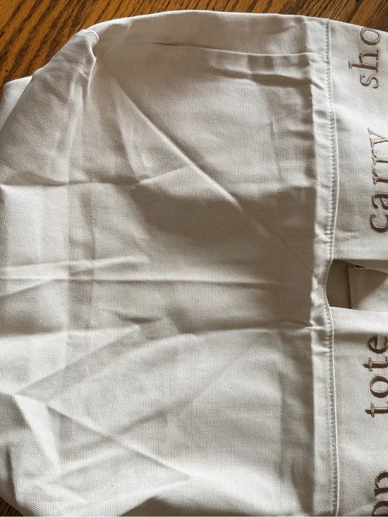 Longaberger Rare Large Market Flap EMB Liner in Flax